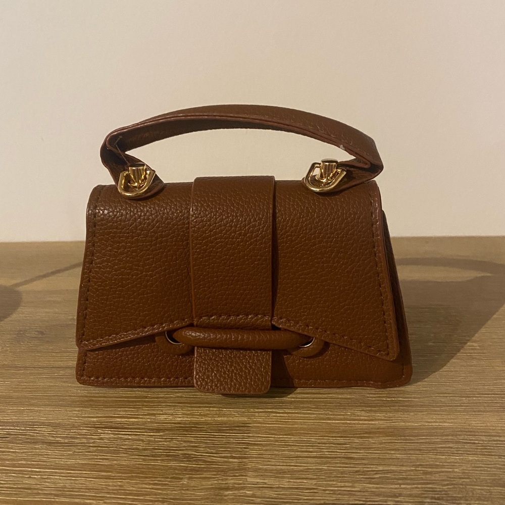 Micro Mini Brown Handbag